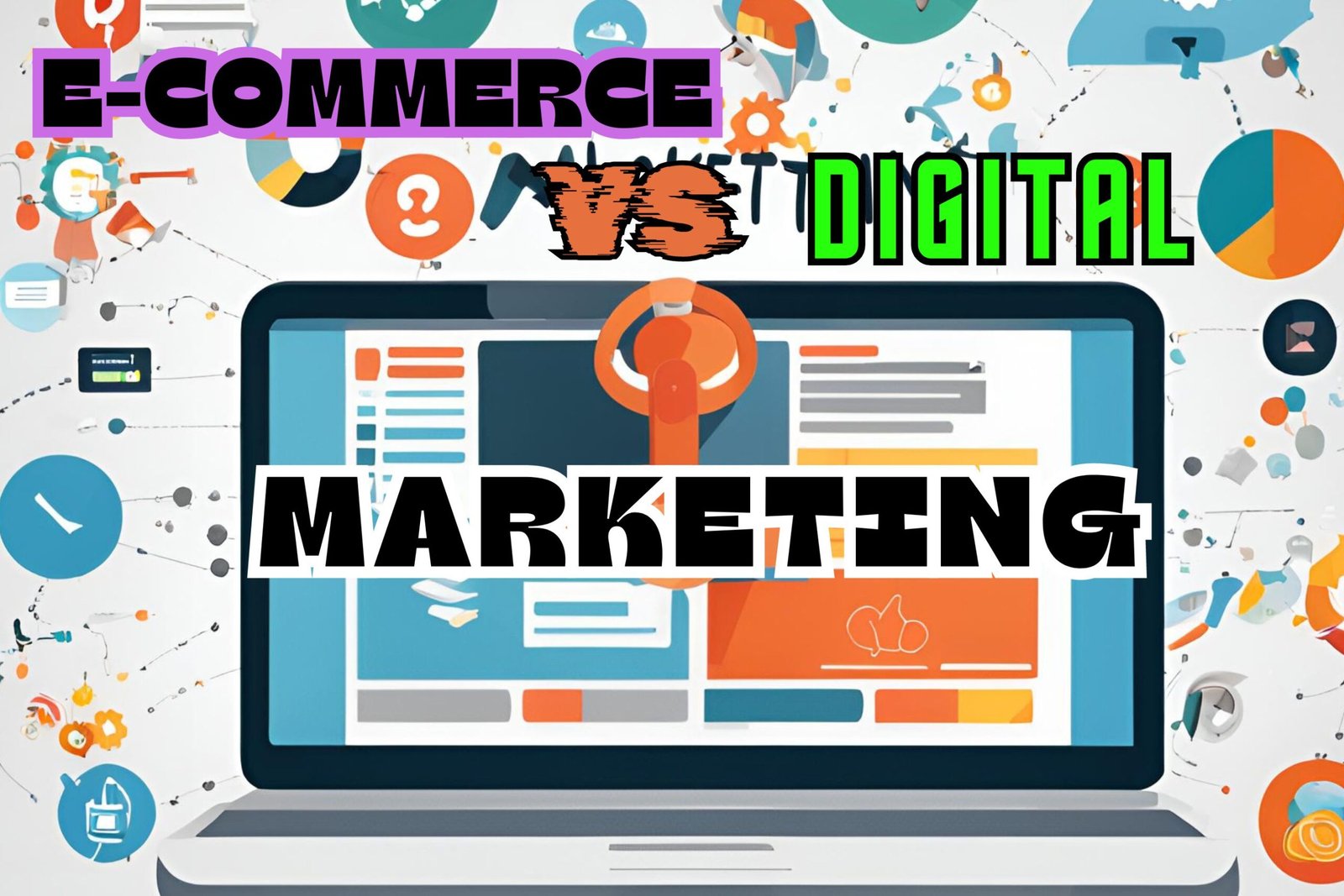 What is the Difference Between Digital Marketing and E-commerce